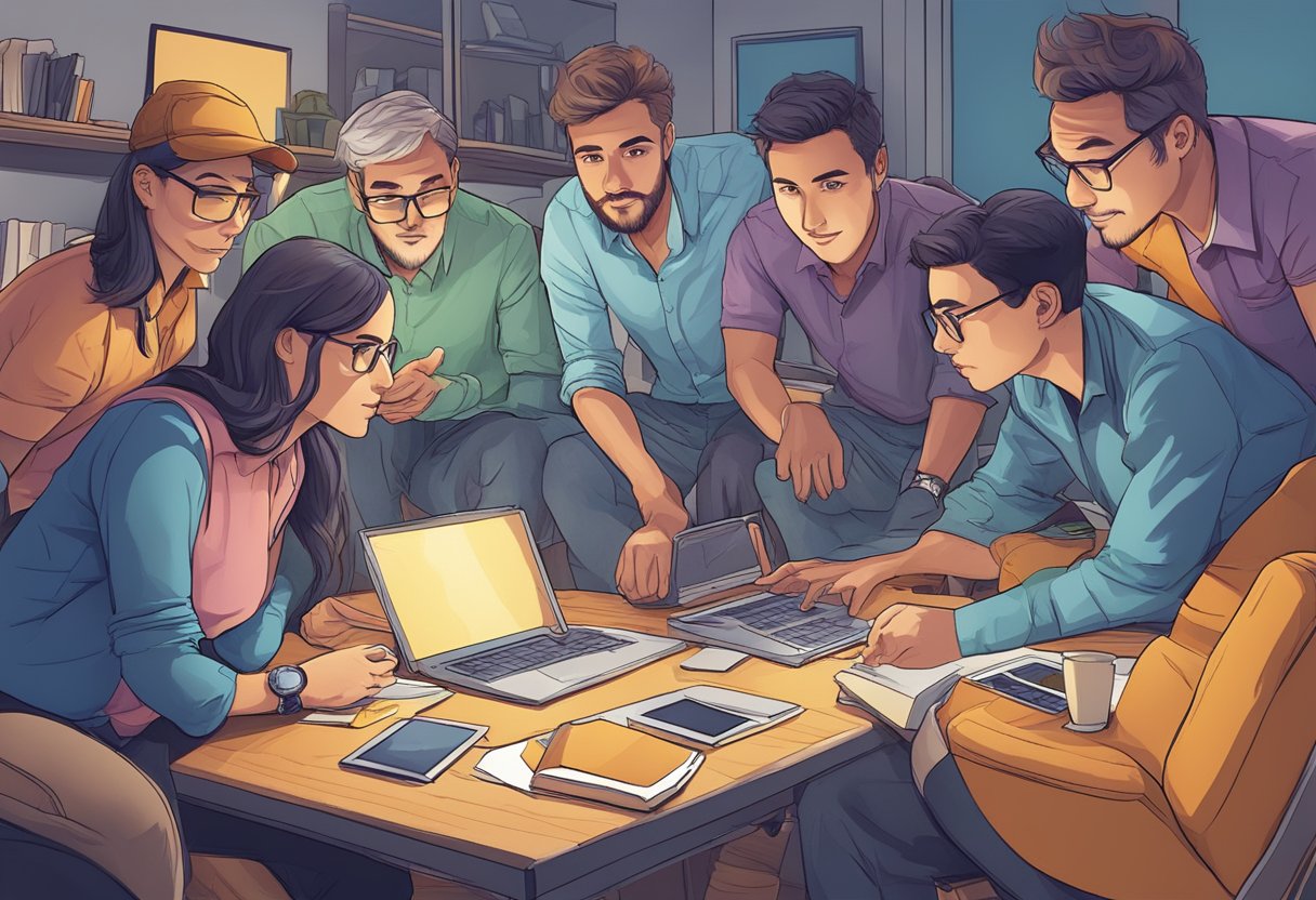 Thirsty Affiliates: Proper Way to Utilize It for Effective Affiliate marketing Management 3 A group of affiliates eagerly exploring advanced features, utilizing them to maximize their potential