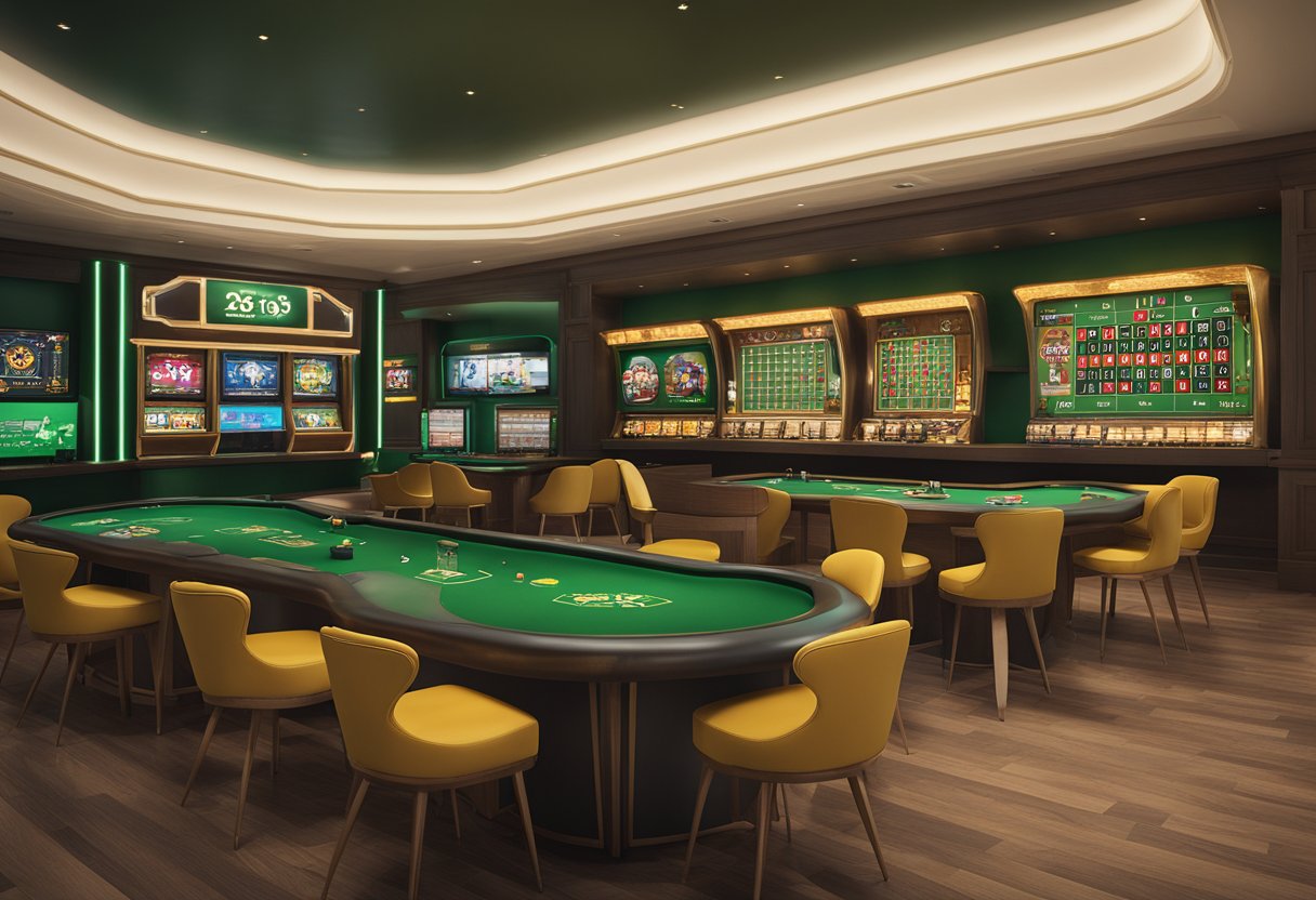 The bet365.com website features a wide range of gambling games, including slots, table games, sports betting, and live casino options. The site provides a sleek and modern design with easy navigation for users to explore the various gaming options