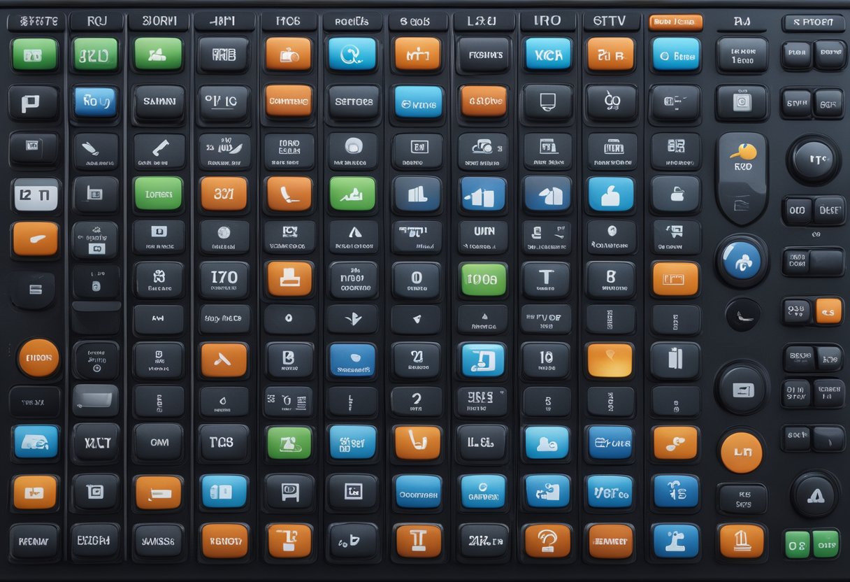 An IPTV provider's interface with various options to unlock all channels