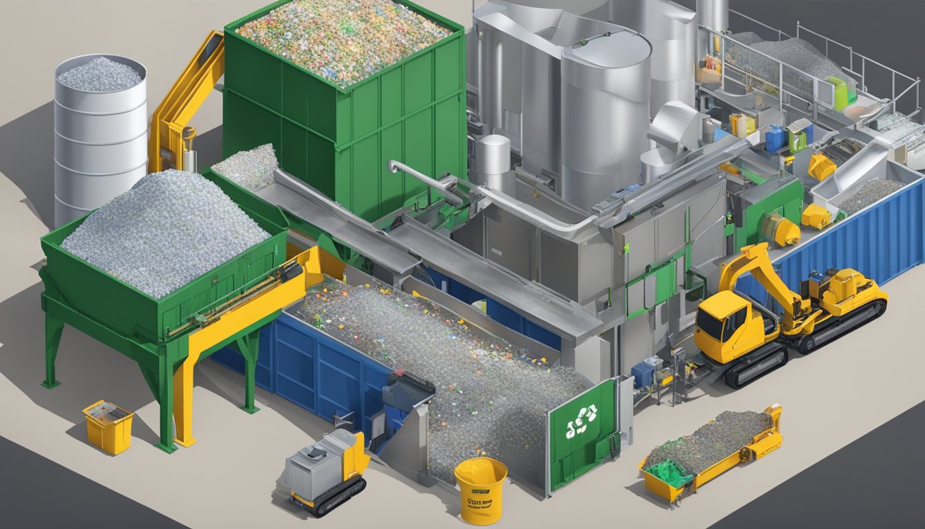 A recycling facility