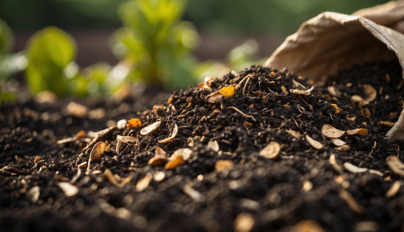 Compost breaks down in 2-12 months, releasing nutrients and reducing waste