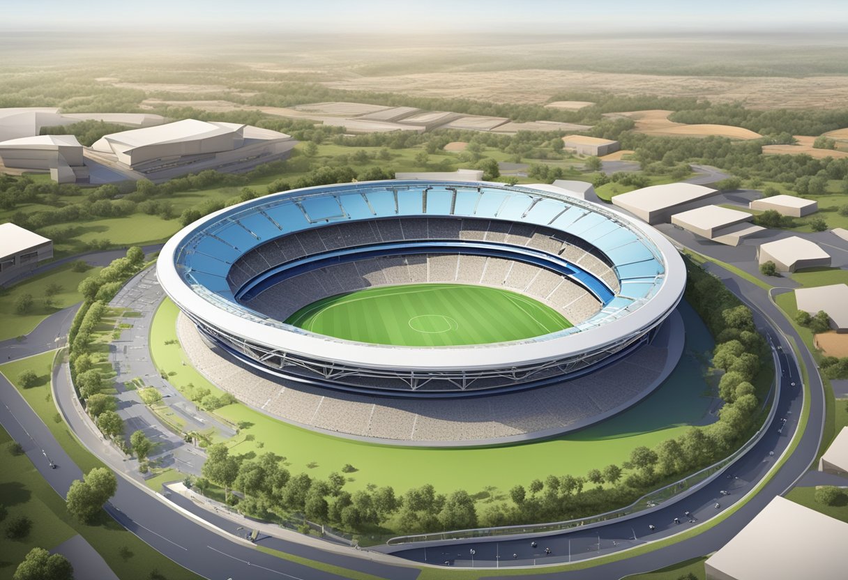 The Royal Bafokeng Stadium is a modern, well-designed structure with a circular seating plan, offering a panoramic view of the field from all angles