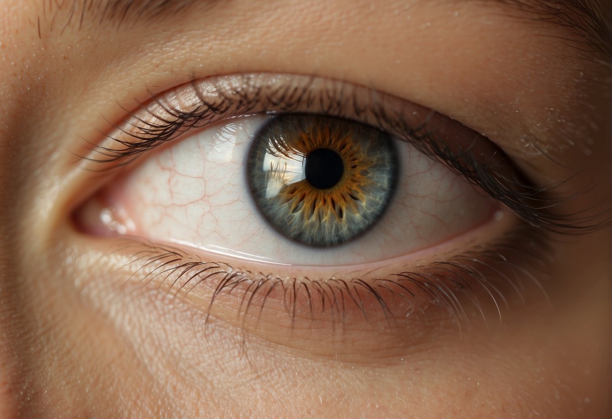 A close-up of a smooth skin surface with a soft, even texture and a healthy glow. No visible imperfections or blemishes