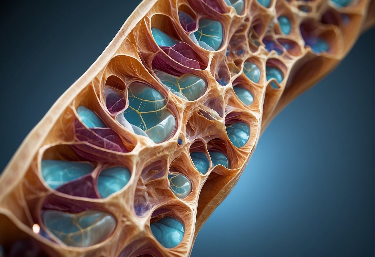 The skin's anatomy and structure are depicted, showing it as an organ