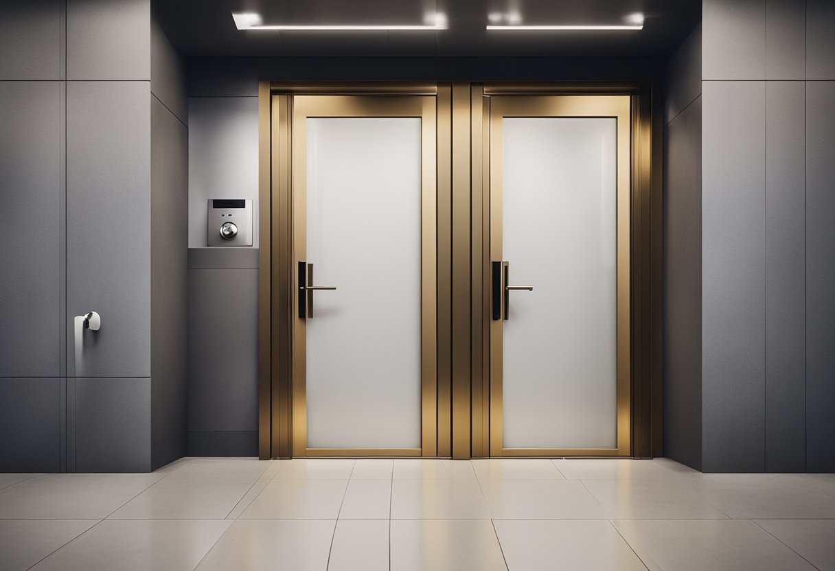 A series of toilet door designs from ancient to modern times