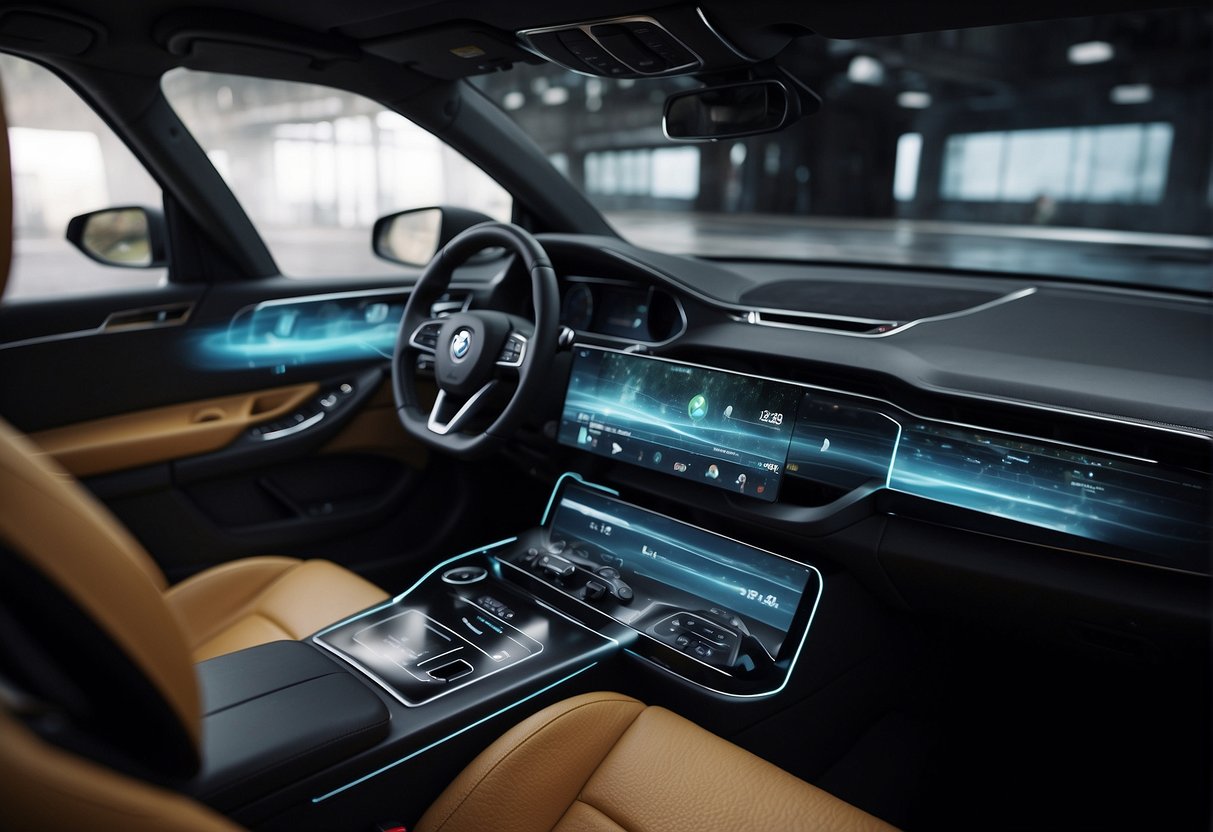 Augmented reality transforms car interior, projecting digital entertainment onto surfaces