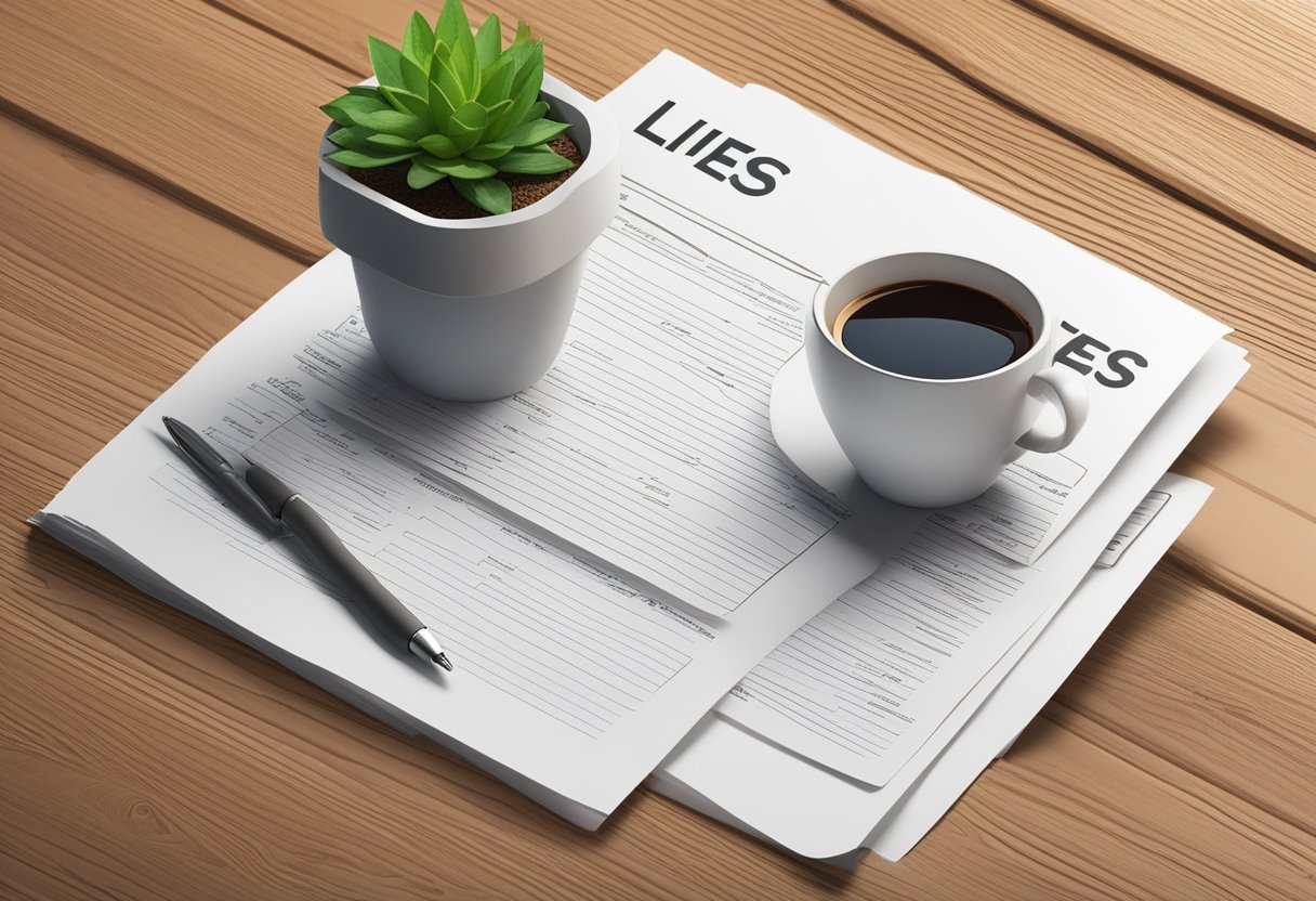 A stack of papers with the heading "Quote List 1 - 25 November 9th Quotes" lies on a wooden desk, surrounded by a cup of coffee and a potted plant