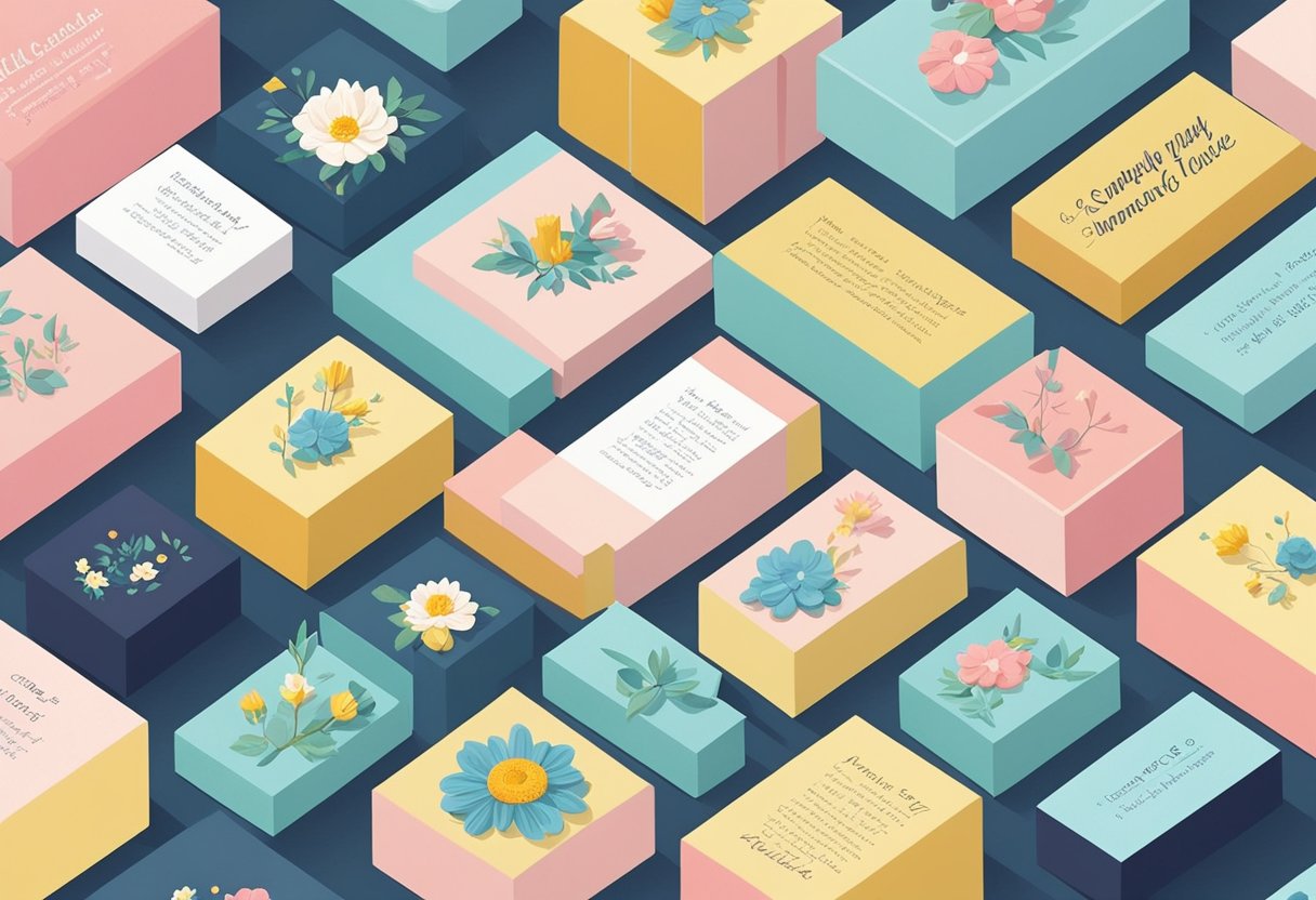 A collection of 25 sympathy quotes arranged in a neat and orderly fashion, with a soft and comforting color palette surrounding them