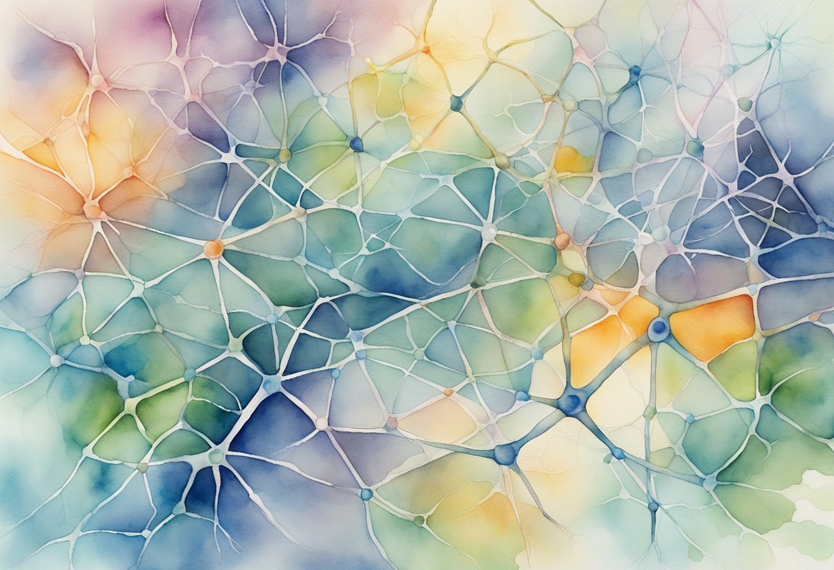 A network of interconnected neurons forming and strengthening new connections, representing the link between neuroplasticity and learning