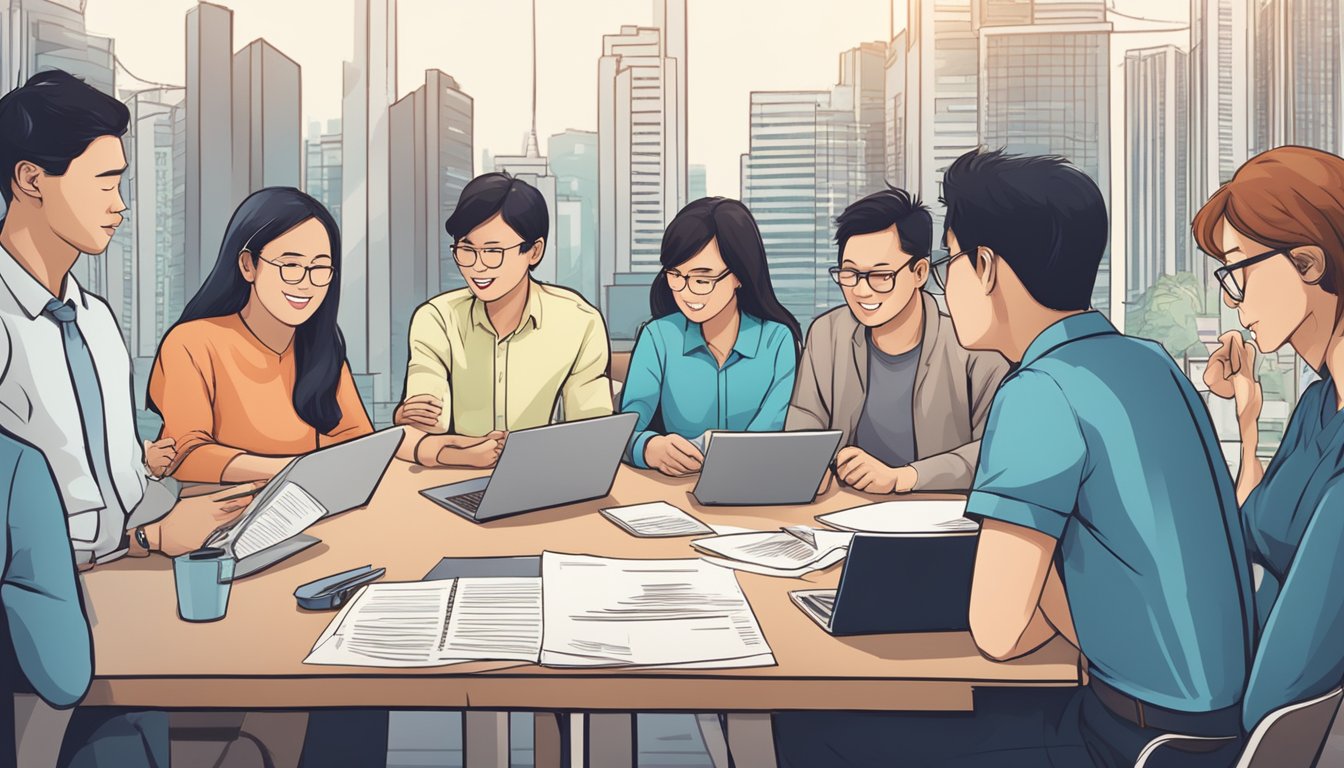 A group of EP holders in Singapore seeking personal loan information
