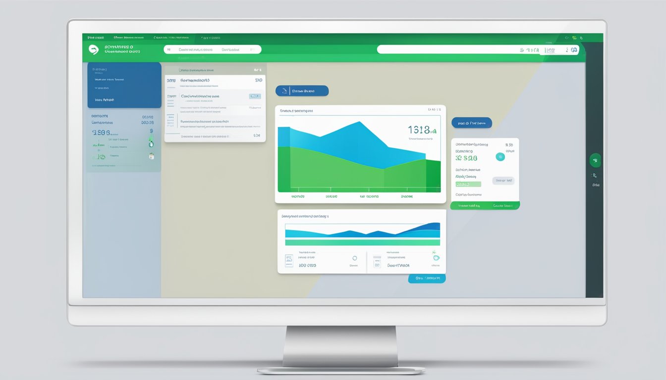 A computer screen displaying the Standard Chartered logo with a progress bar indicating the tracking of a personal loan application