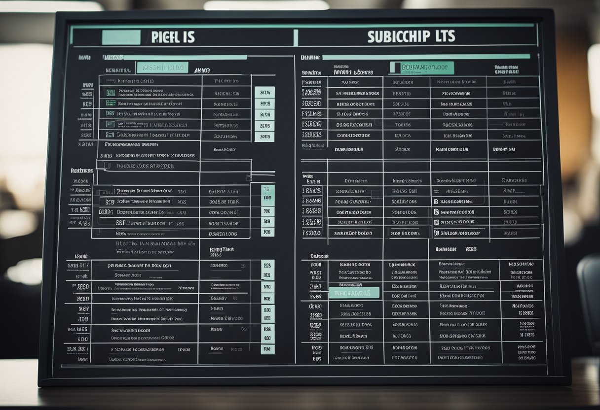 A price list with "Membership Costs and Subscription Details" displayed prominently