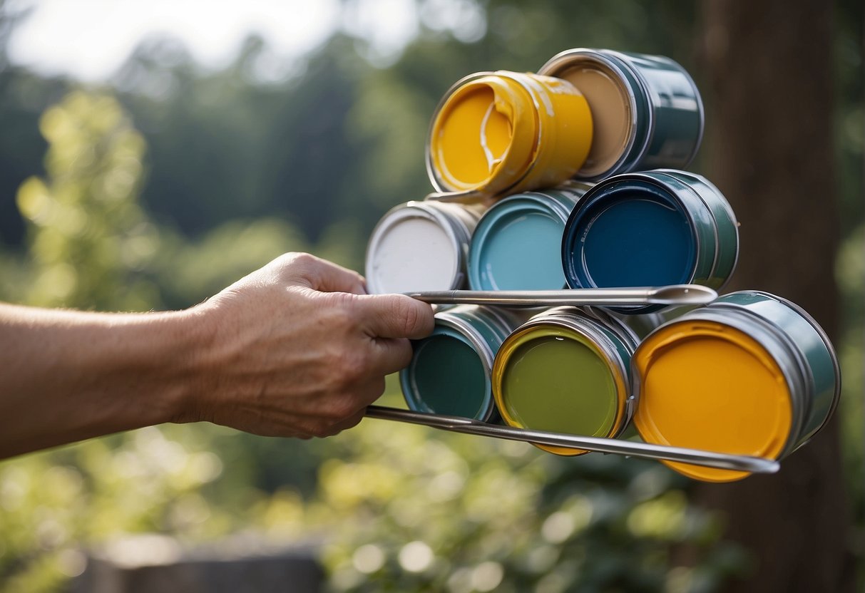 Selecting the right paint for outdoor painting, considering timing and reasons for renewal