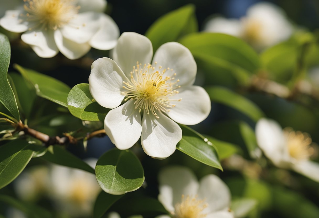 Japanese stewartia needs acidic, well-drained soil and partial shade. It thrives in moist, cool climates with protection from strong winds