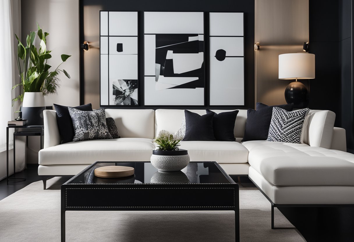 Stylish Contrast: Interior Design Ideas