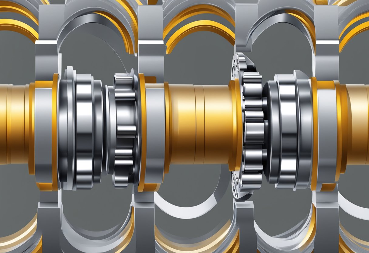 Rocker and roller bearings support spans