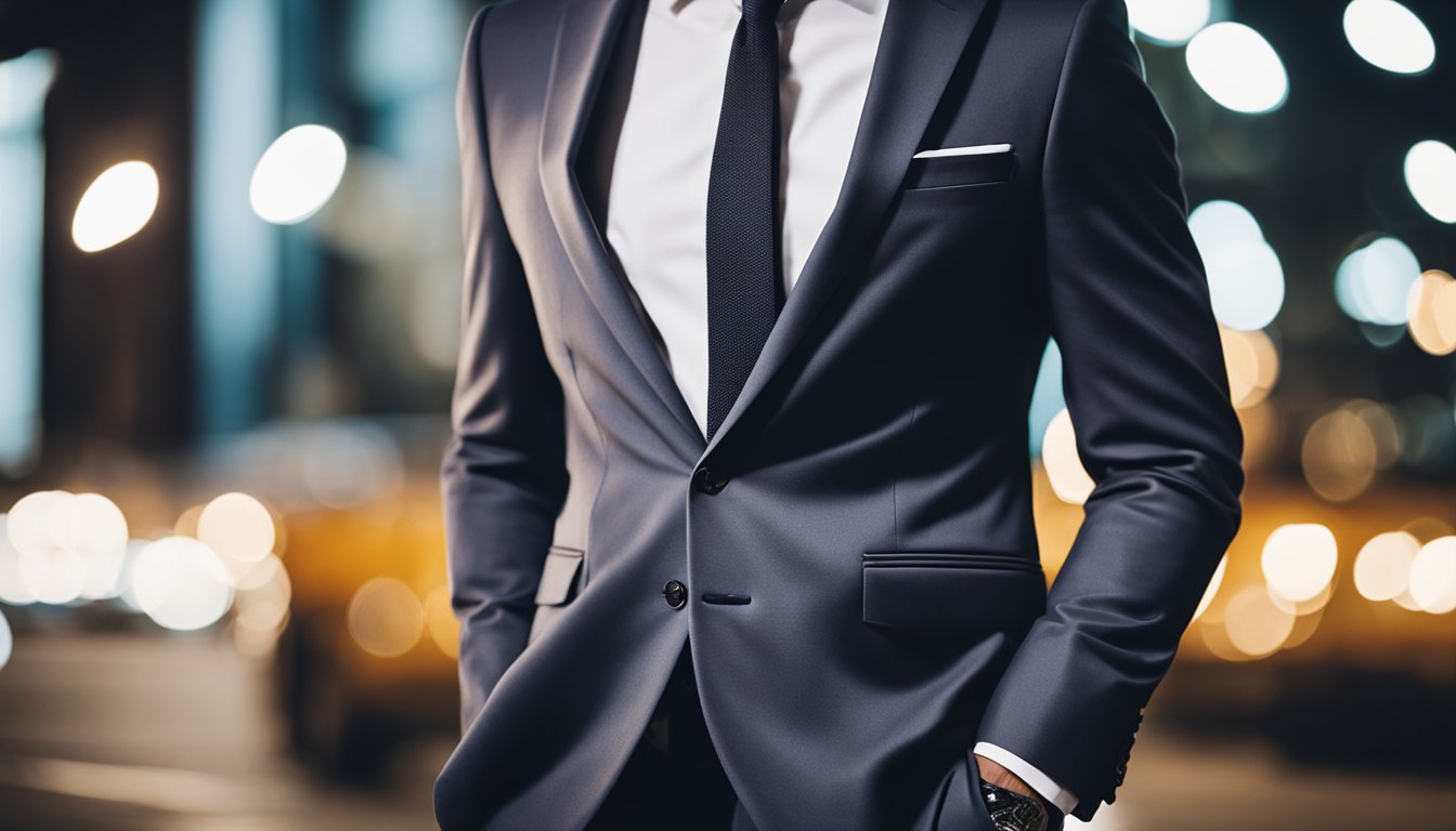 A stylish niche blog on men's fashion, featuring sleek design, trendy clothing, and monetization strategies