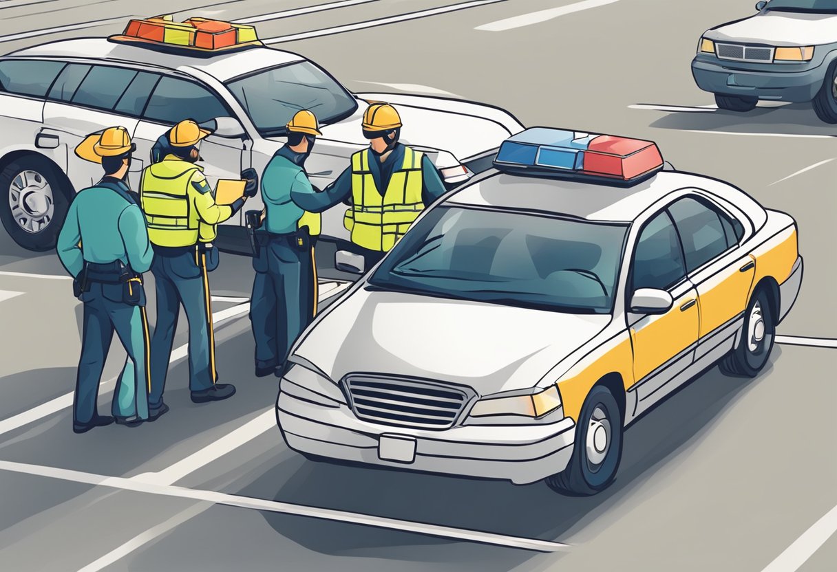 A traffic ticket is being transferred from one driver to another using legal documentation