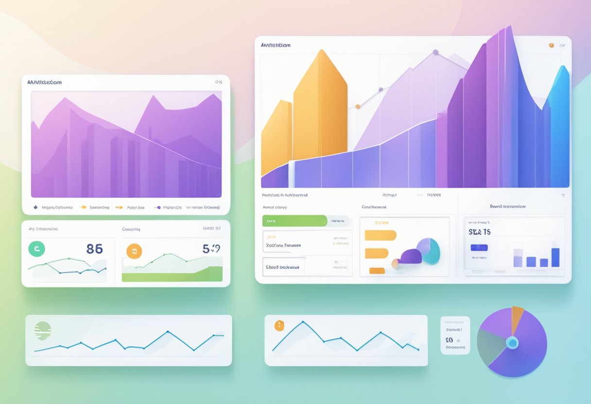 An analytics dashboard displays a spike in affiliate sales alongside a graph showing bonus allocation, indicating successful bonus optimization