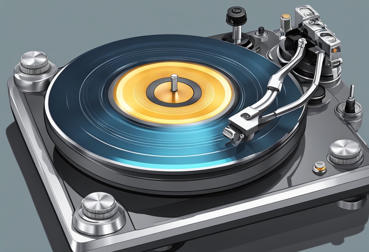 A turntable spins smoothly, oiled bearings glistening with the perfect viscosity