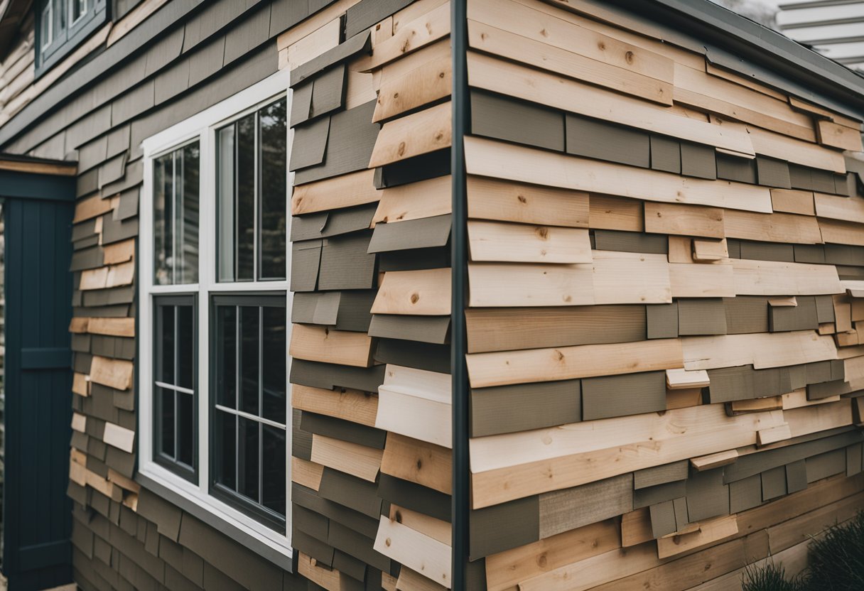 A house with Hardie board siding stands strong against the elements, showing its durability over time. The composition of the boards is evident in their uniformity and resilience