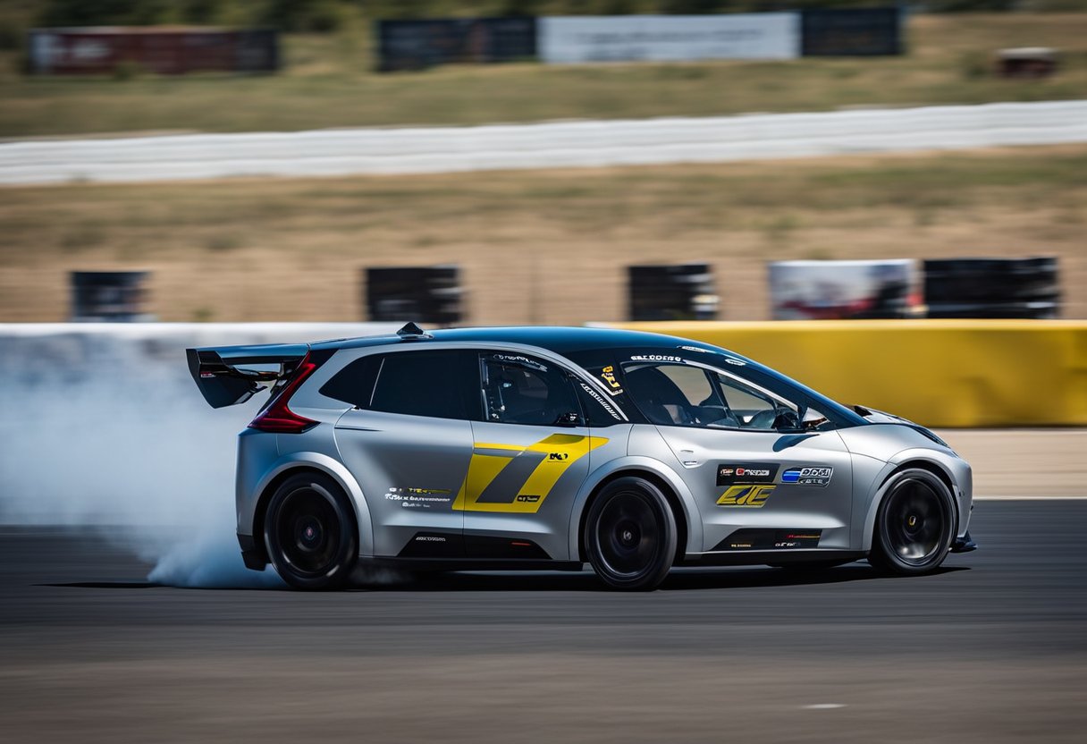 The Niro EV zooms down the drag strip, electric motors whirring as it leaves competitors in its dust. The sleek, aerodynamic design and silent power make it a force to be reckoned with in the world of electric drag racing