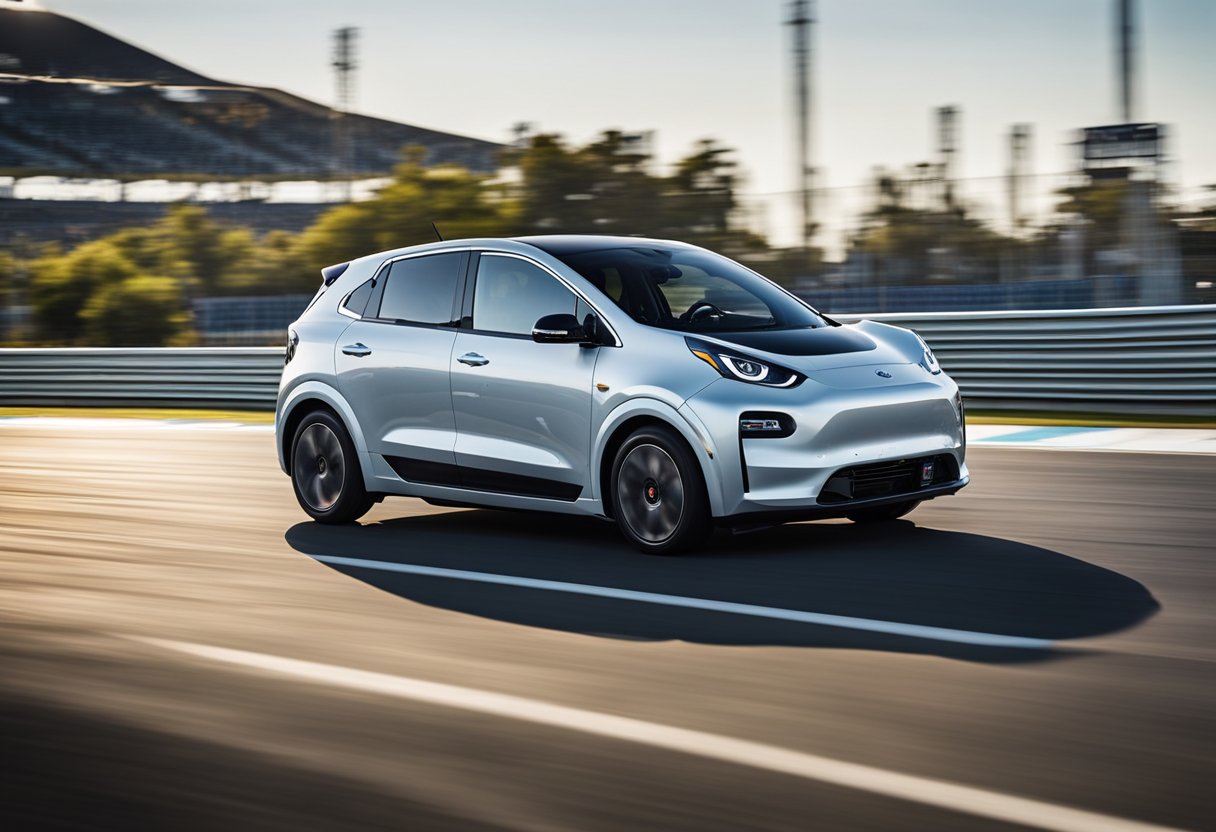 The Niro EV zooms down the electric drag racing track, leaving competitors in its wake. The sleek, aerodynamic design and powerful electric motor make it a force to be reckoned with in the competitive landscape