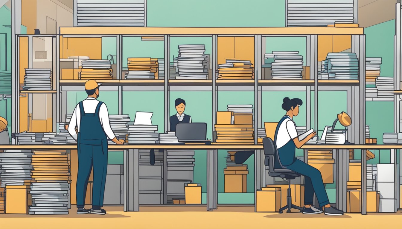 Small business owners in Singapore seeking loans, with a list of frequently asked questions