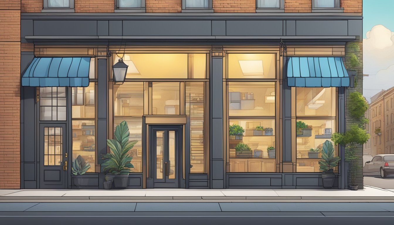 A sturdy foundation of bricks and mortar supports a thriving business, while a loan is dismissed as foolish
