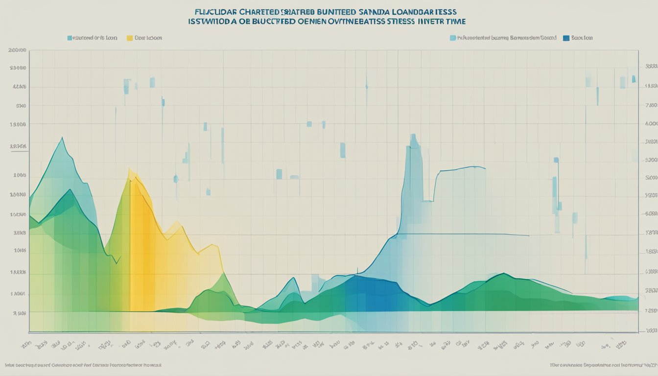 A chart showing the fluctuation of Standard Chartered business loan interest rates over time