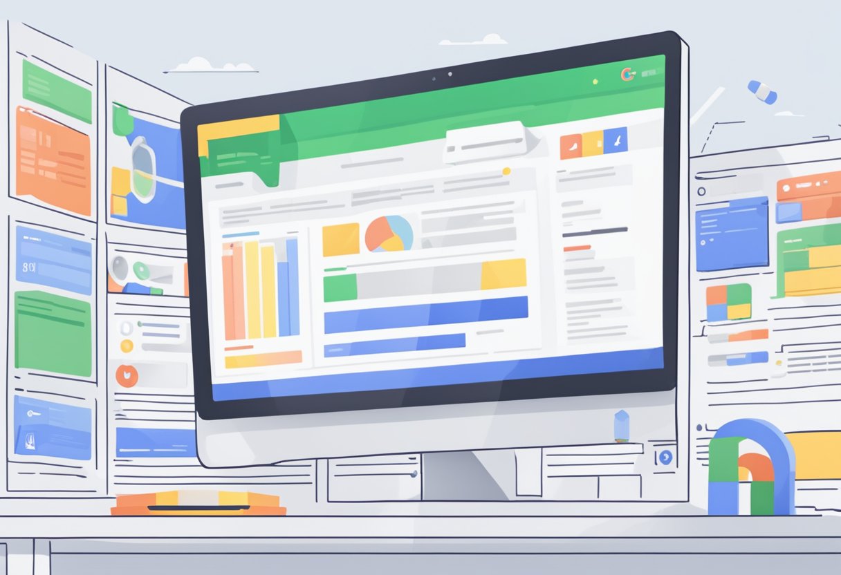 A computer screen displaying Google Ads interface with conversion tracking settings open and highlighted
