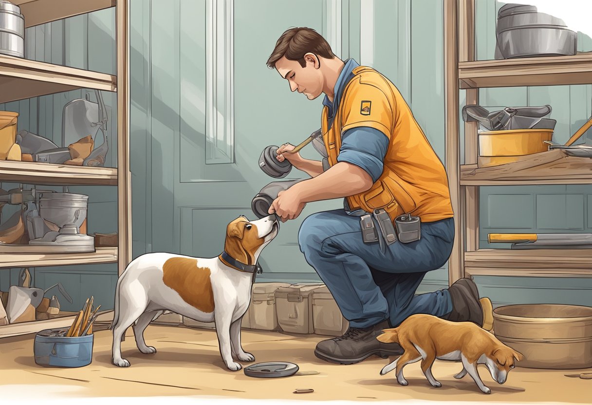 A contractor tends to animals, performs high-paying tasks