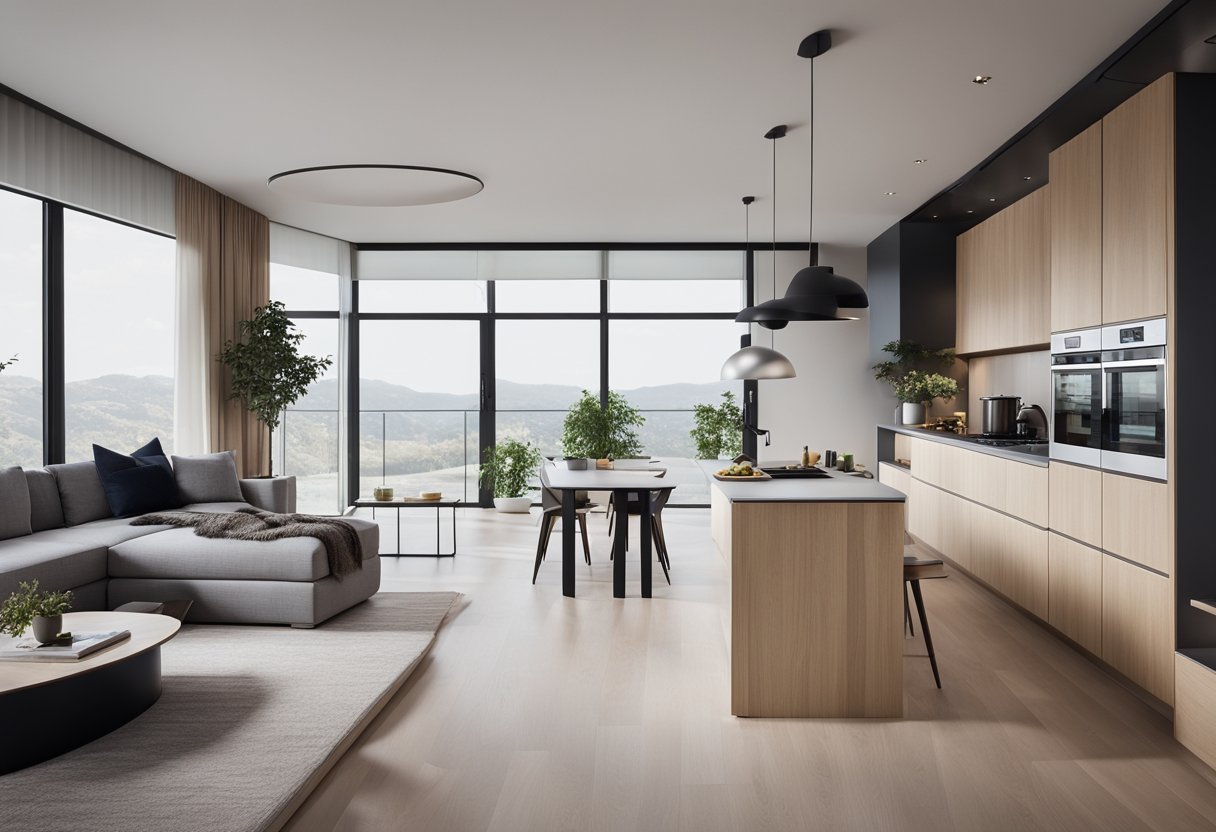 Apartment Living Room and Kitchen: Create a Stylish Small Space