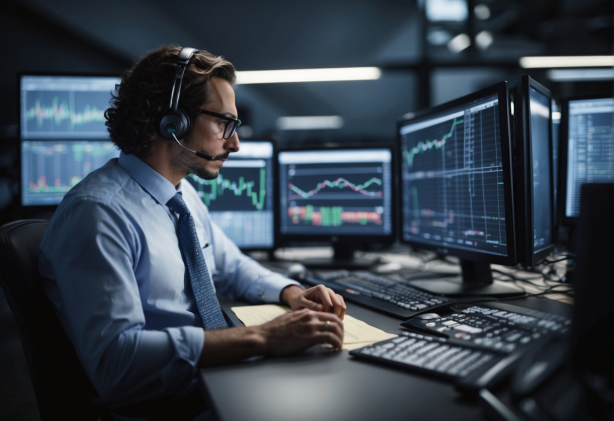 A technical analyst studies charts and patterns, while a fundamental analyst examines economic factors. Both methods aim to predict market movements
