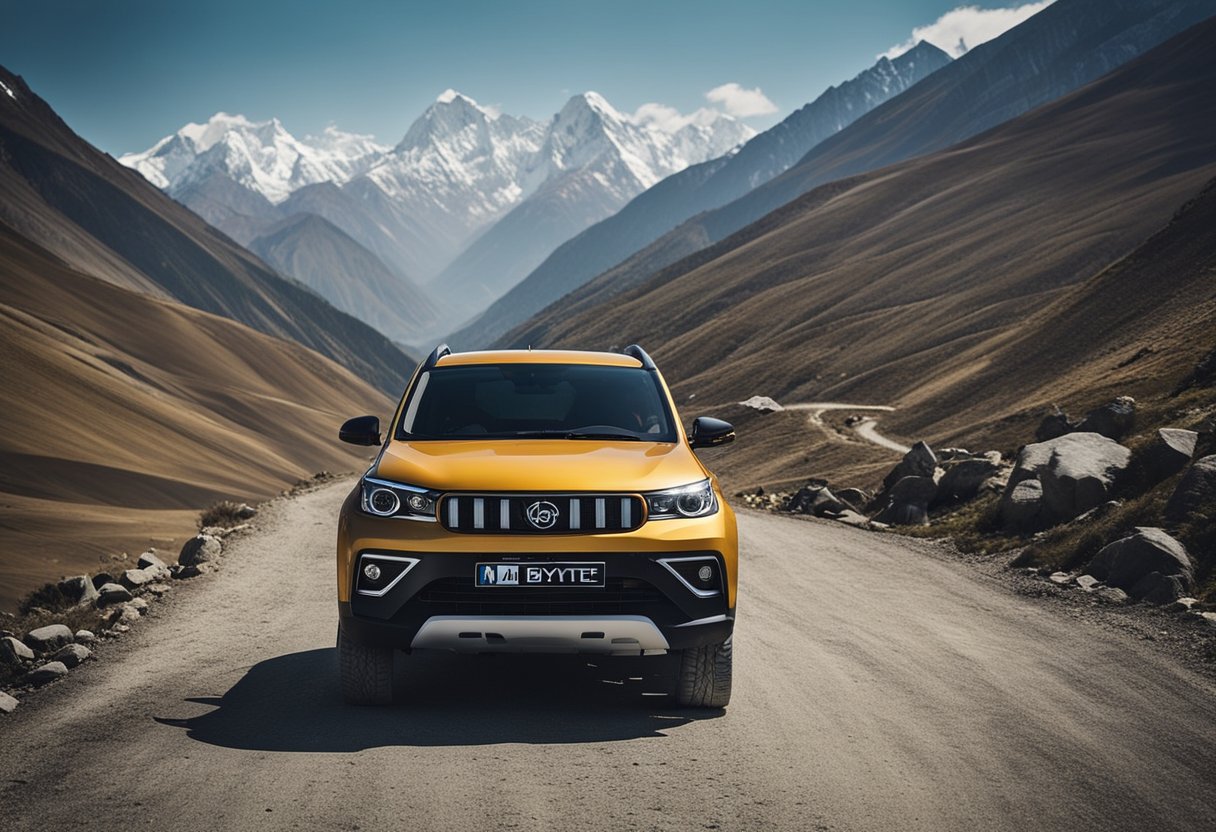 The M-Byte car conquers treacherous Himalayan roads in a test of its performance and durability, showcasing its mettle in the world's highest terrains