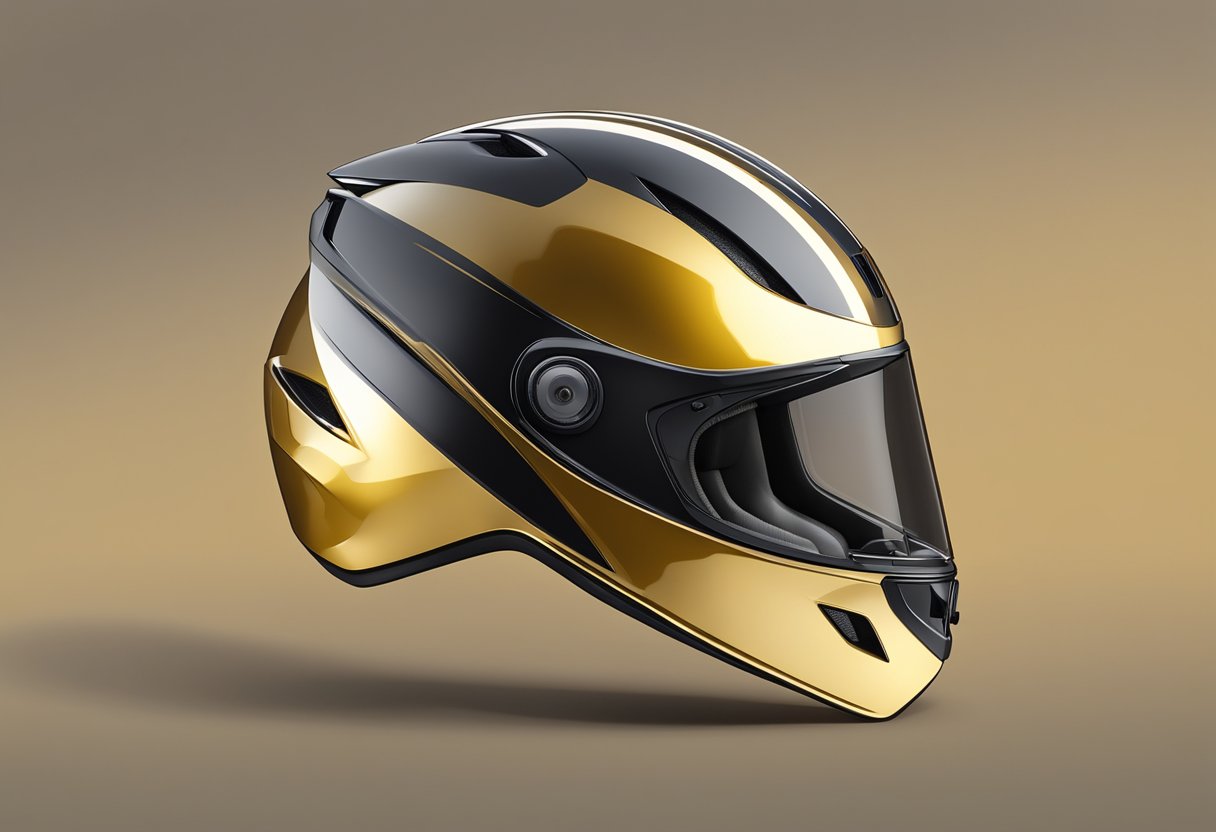 Gold road bike helmets