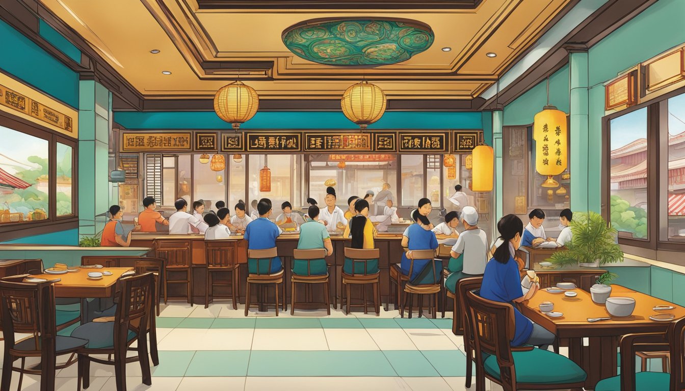 The bustling Liang Kee Teochew Restaurant, with its traditional decor and lively atmosphere, offers a glimpse into the vibrant world of Teochew cuisine