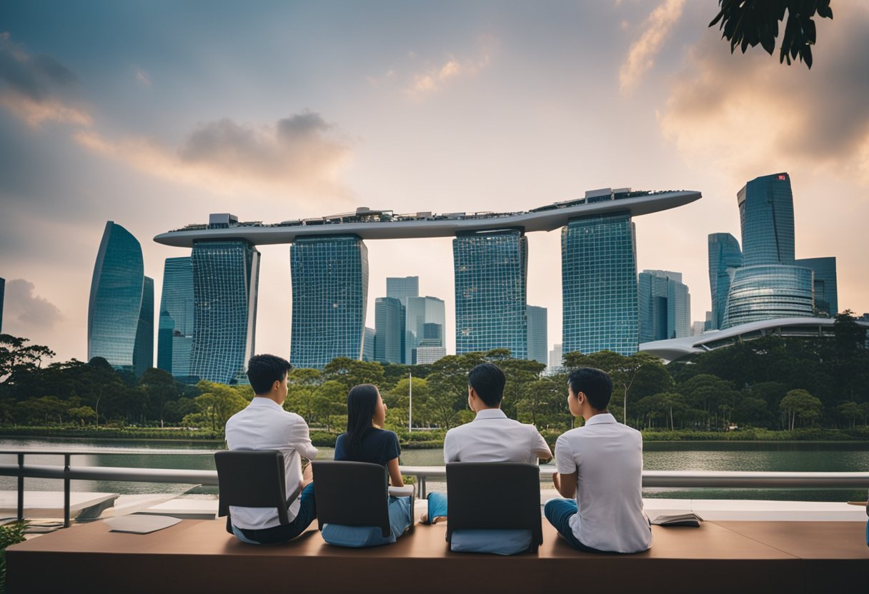 People exchanging furniture in Singapore, asking questions