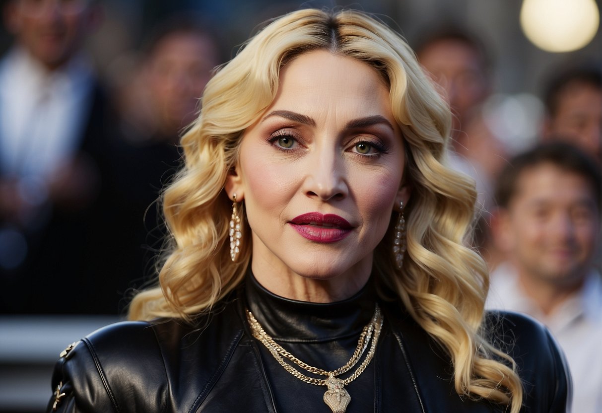 Madonna's digital presence and fan interaction illustrated through social media engagement and virtual concerts