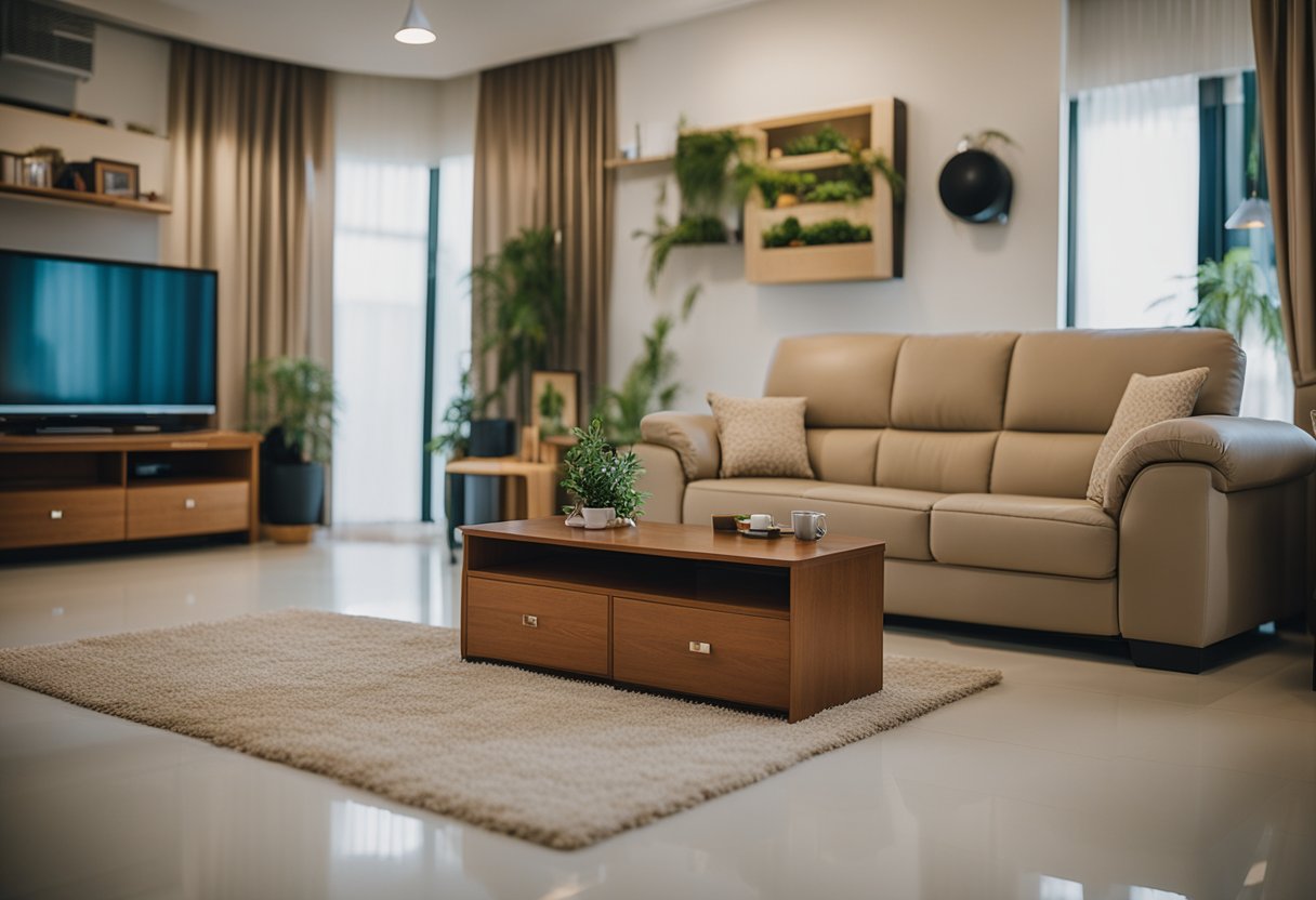 A family's living room transformed by donated furniture from The Salvation Army Singapore