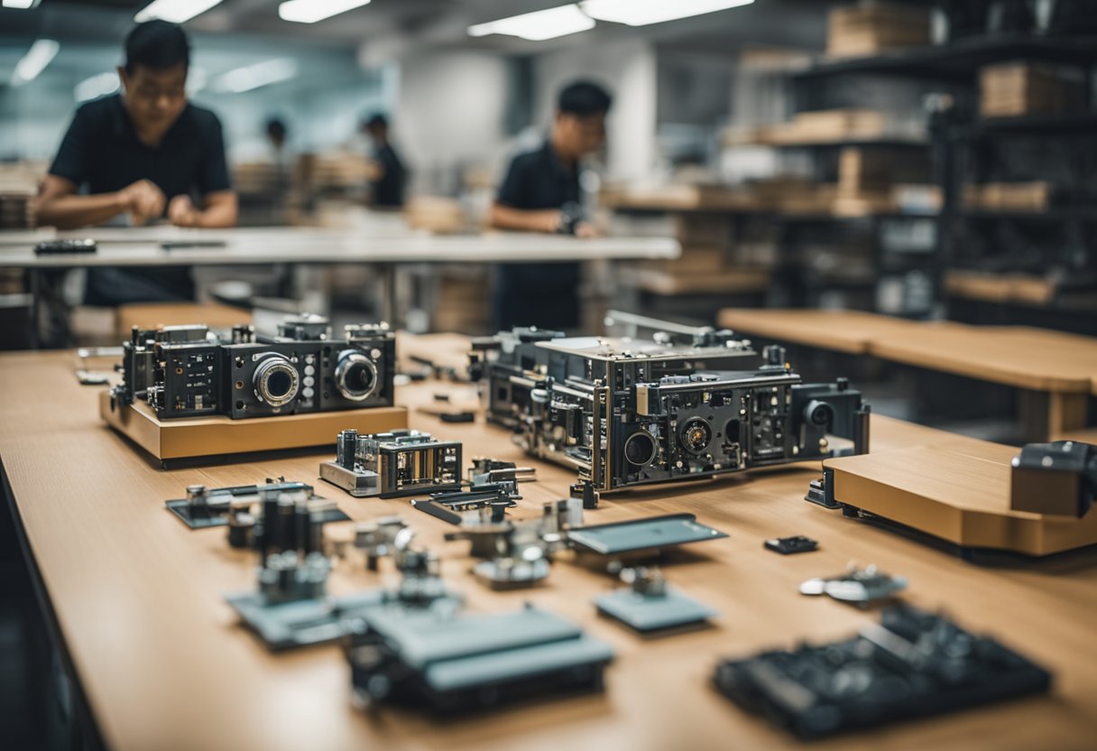 Furniture being disassembled in a Singaporean setting