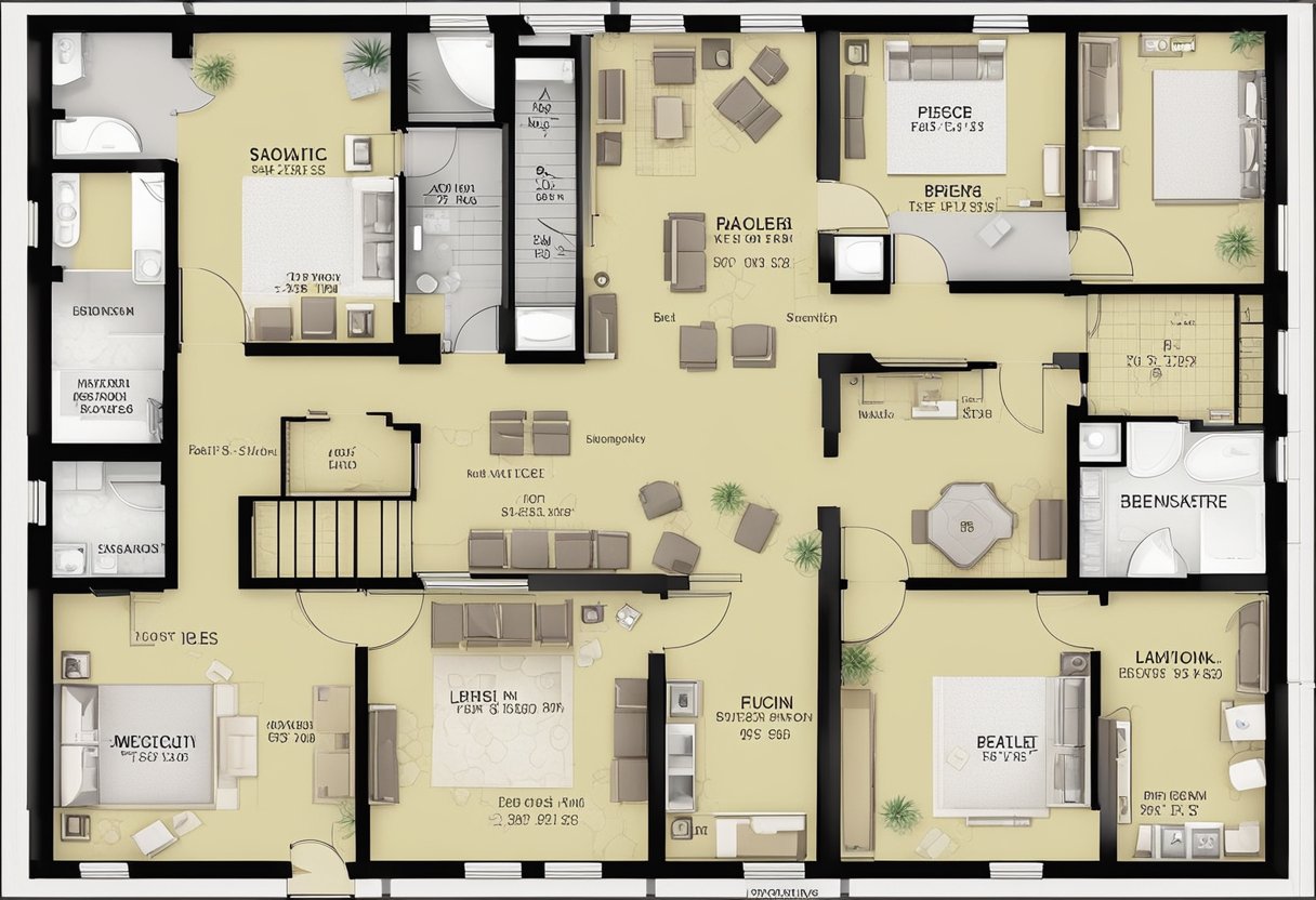A floor plan with 5 rooms, labeled for resale renovation. Walls are marked for demolition and new fixtures are indicated for installation