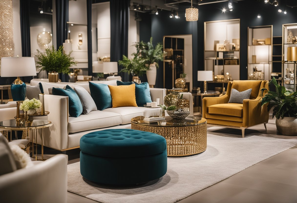 Lilian's furniture showroom displays exquisite collections in a modern setting