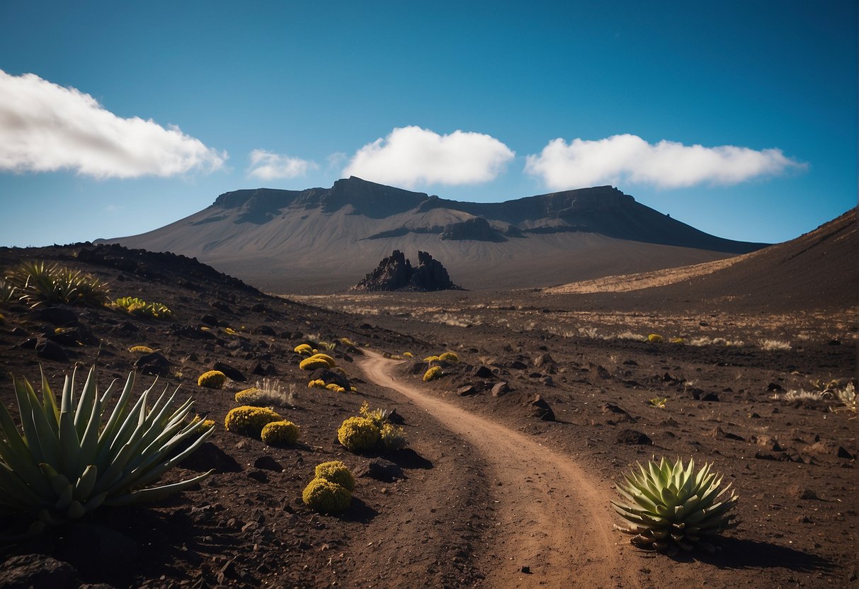 Discovering Lanzarote in a day. A journey begins with a stunning view of the volcanic landscape and clear blue skies