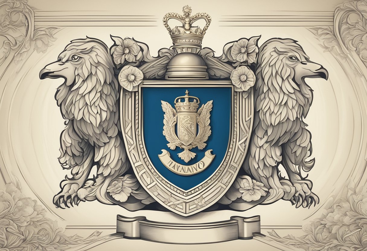 A family crest with the name "Ivanov" displayed prominently