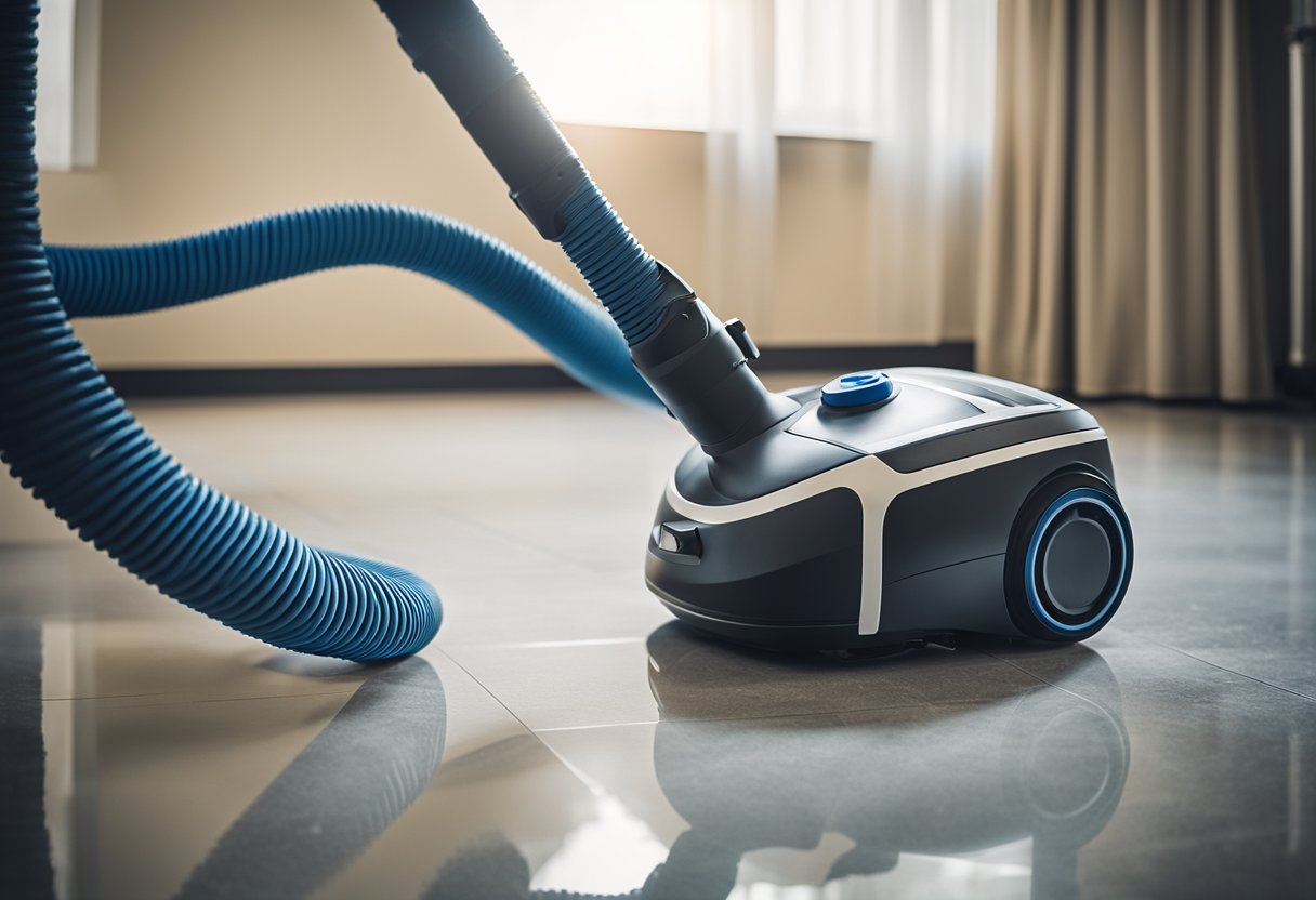 A vacuum with a HEPA filter removes lead dust from surfaces. Wipe down surfaces with a wet cloth. Clean tools and equipment with a damp cloth