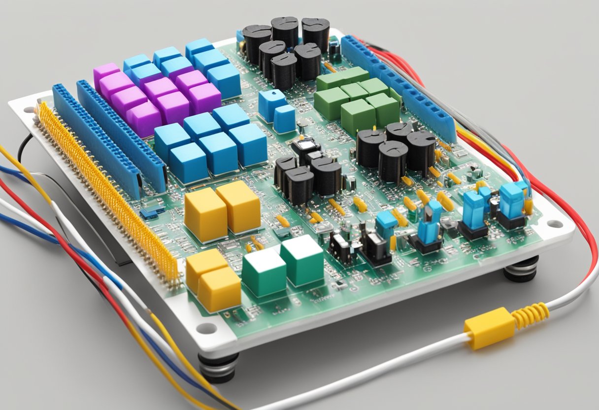 A 4x4 membrane keypad is connected to an Arduino board, with wires neatly arranged and components securely mounted on a breadboard