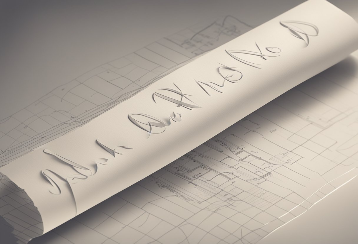 A piece of paper with "More Name Ideas (Continued)" written in elegant cursive script