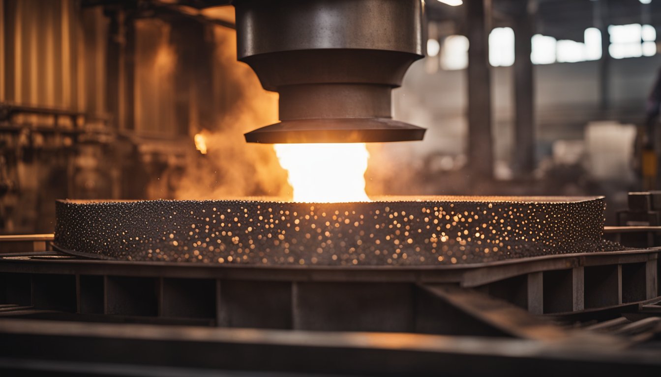 The metal piece is placed in the annealing furnace. The temperature gradually rises to a specific level, then slowly decreases, allowing the metal to cool down, relieving internal stresses and increasing its ductility