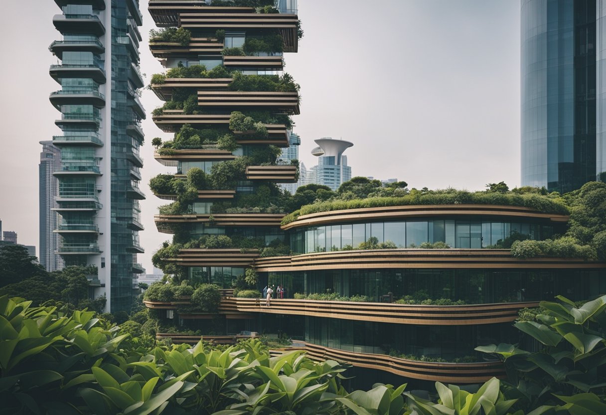 The Hive Carpenter Singapore, easily accessible with modern architecture and lush greenery